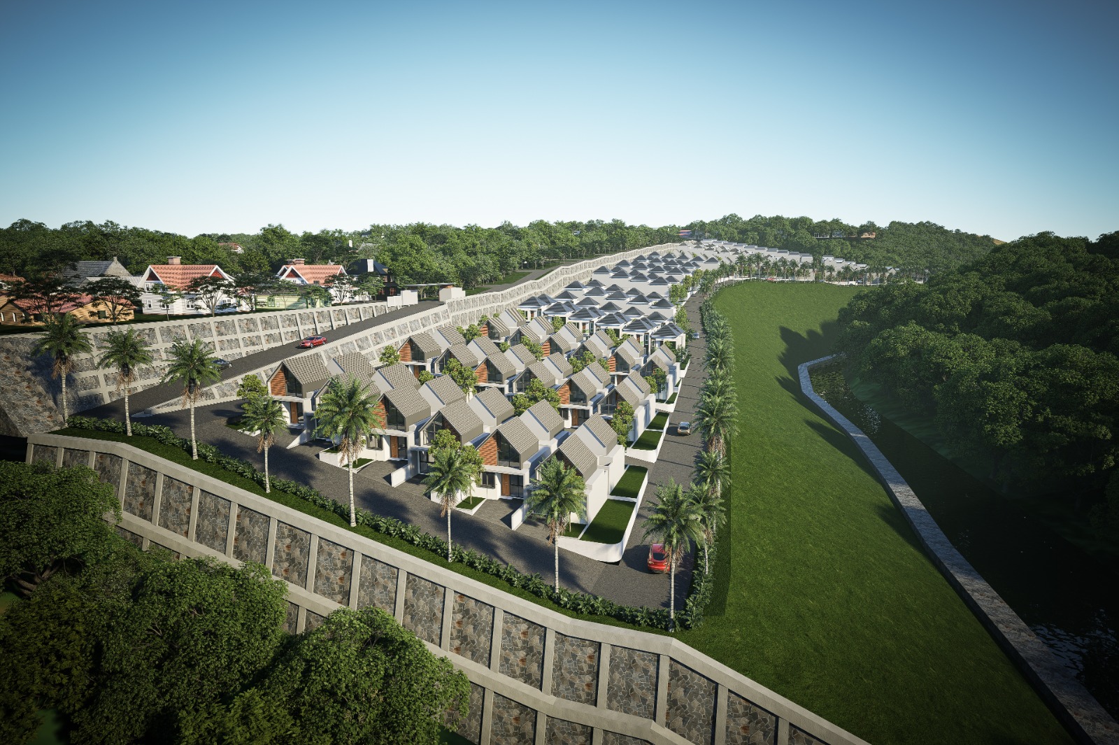 Cluster Pesona Sambiroto Semarang - aerial 1