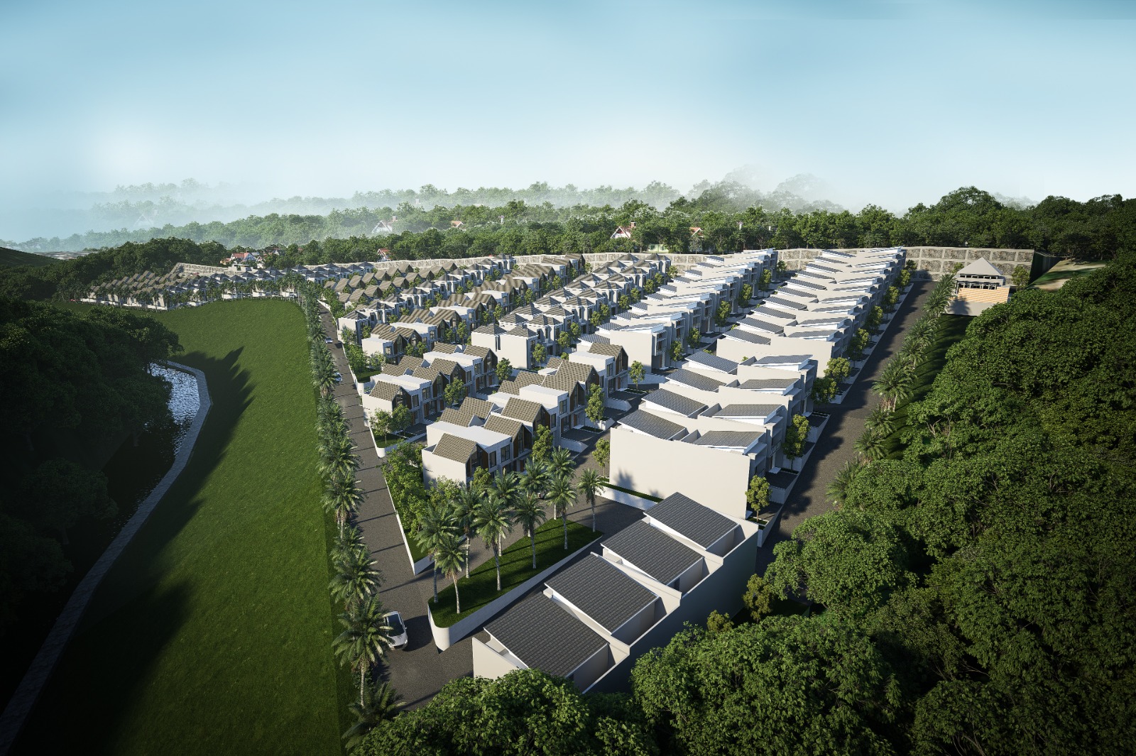 Cluster Pesona Sambiroto Semarang - aerial 2