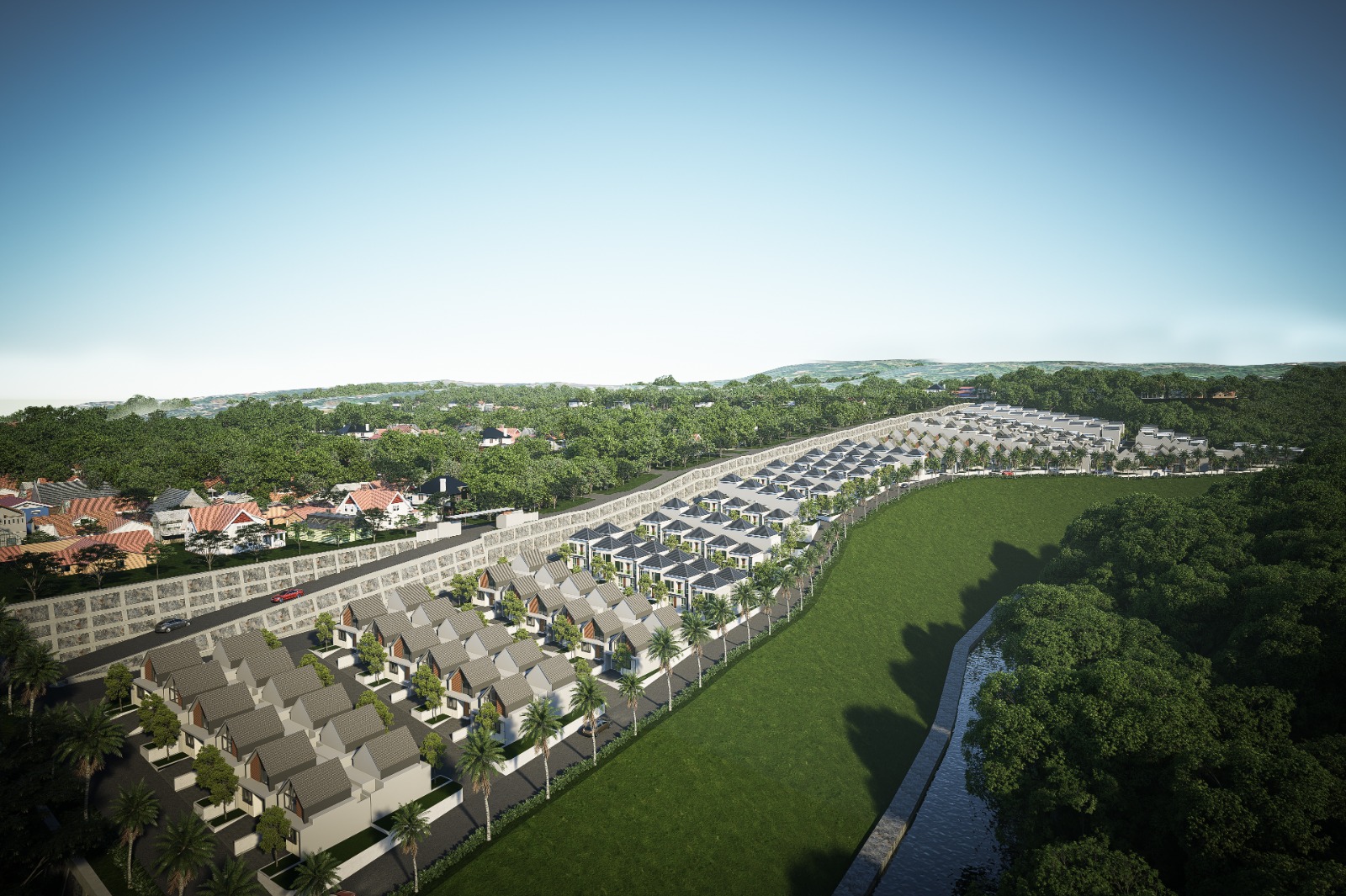 Cluster Pesona Sambiroto Semarang - aerial 3
