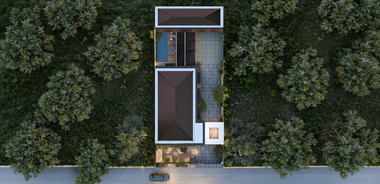Rumah Menteng aerial