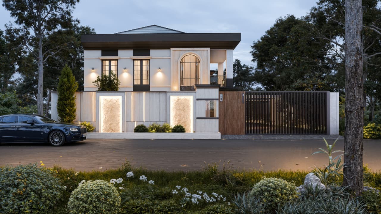 Rumah Menteng fasad