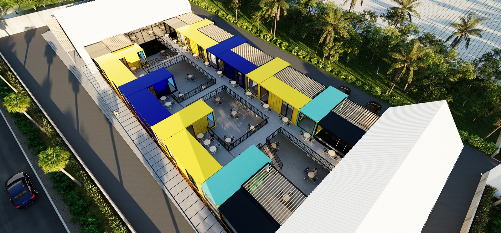 Sport Center Jambi courtyard 2